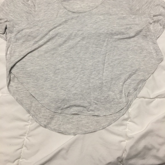 Heather Grey Cotton T - Picture 2 of 3